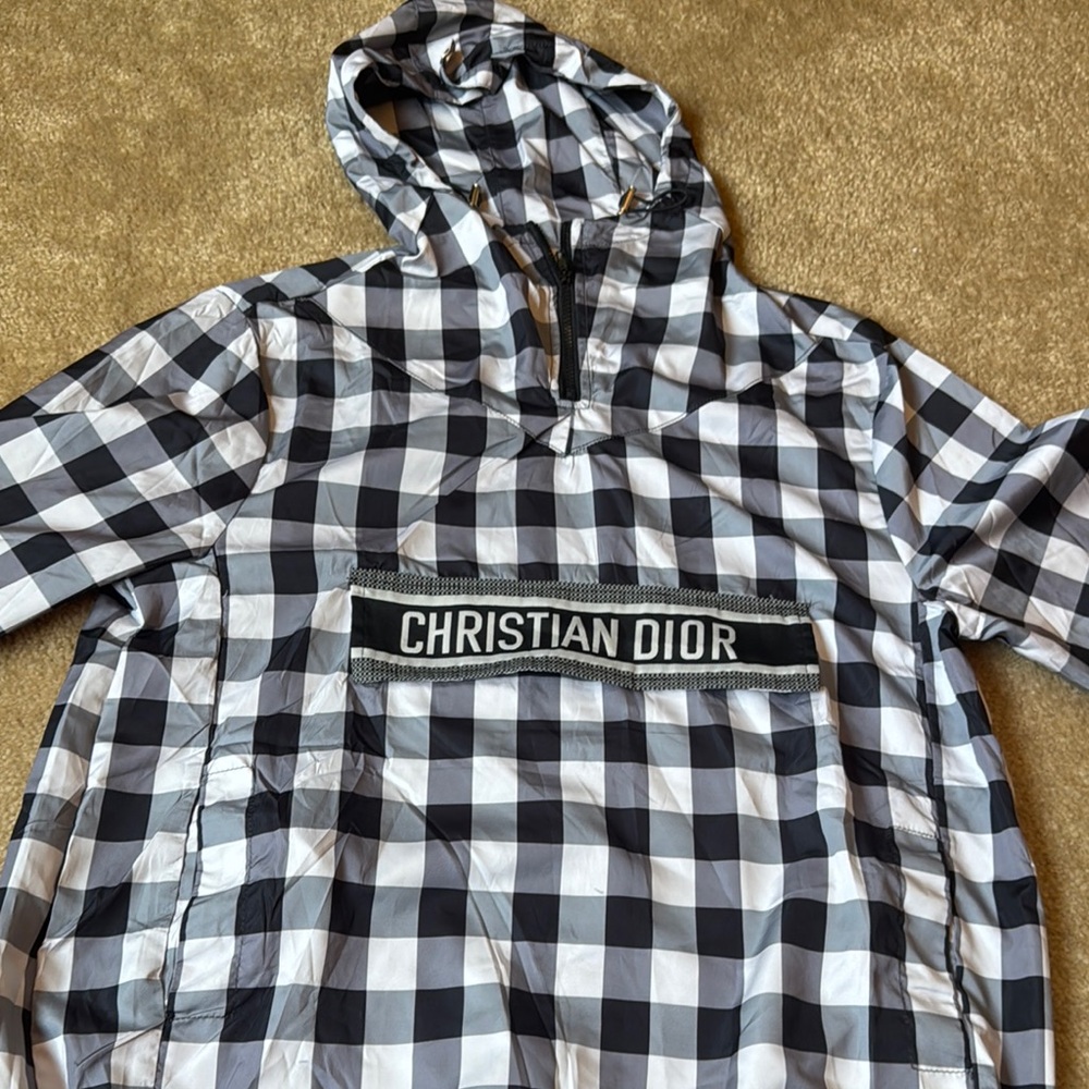 fashion  insprd Black Checkered  windcheater Hoodie